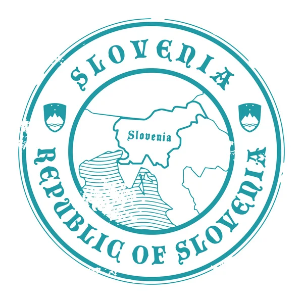 Slovenia stamp — Stock Vector