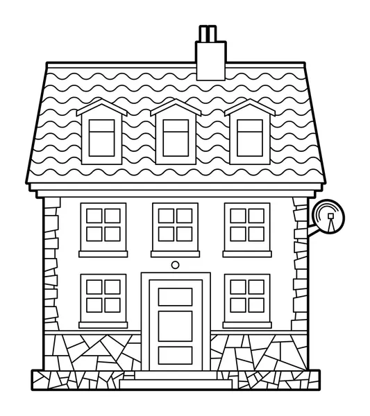 House outline — Stock Vector