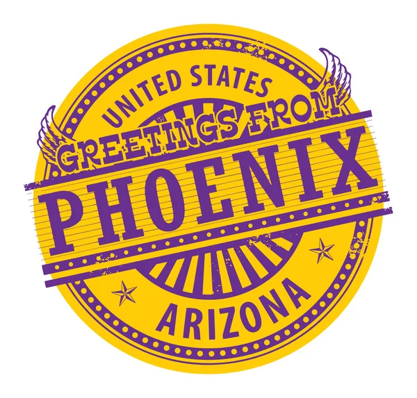 Phoenix, Arizona-stempel – stockvektor