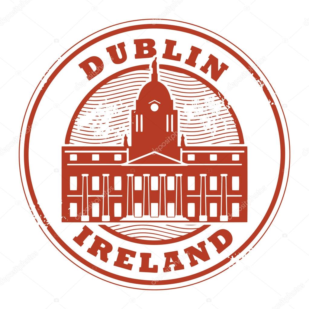 Sello Dublín, Irlanda vector, gráfico vectorial © _fla imagen 26319125