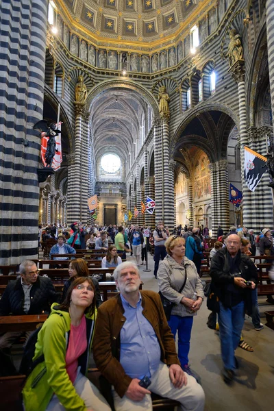 Cathedral interiors of Siena, Italy — Stock Photo, Image