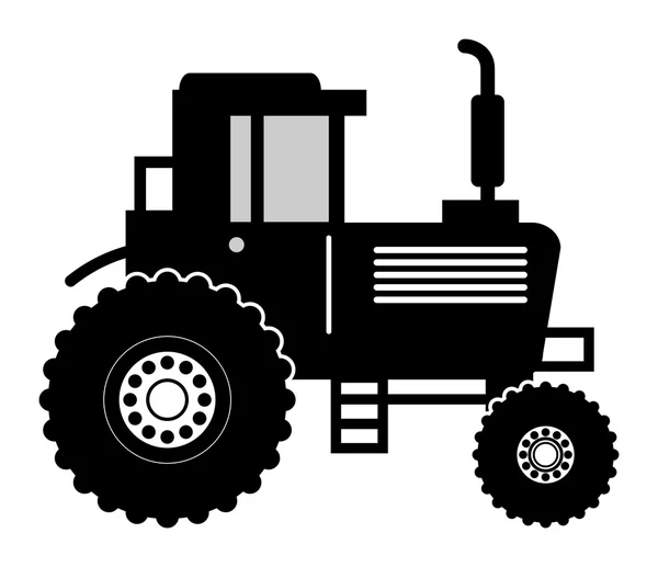 Tractor de granja — Vector de stock
