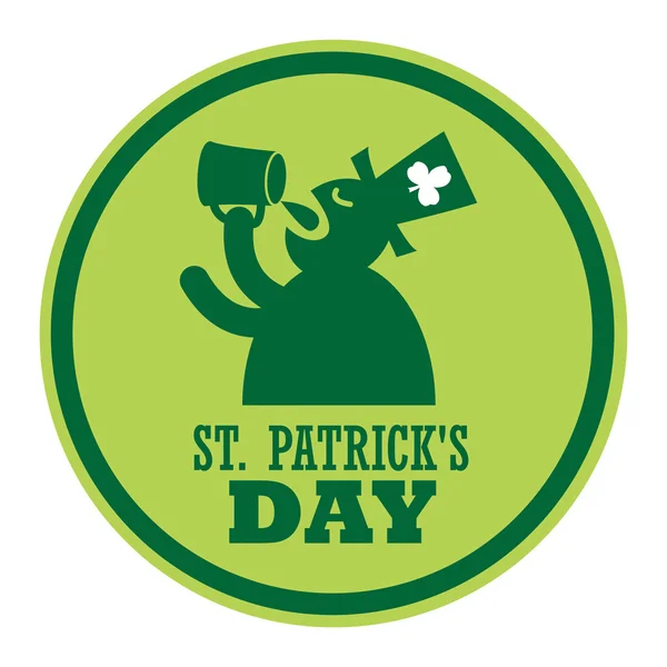 Sello Día de San Patricio — Vector de stock