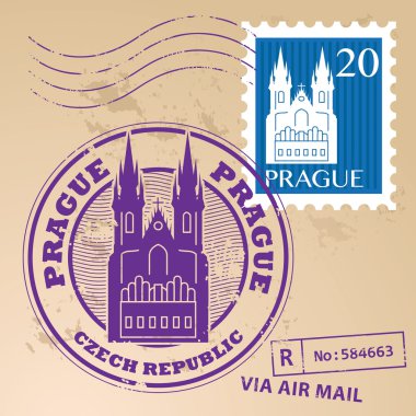 Prague, Çek Cumhuriyeti damgası