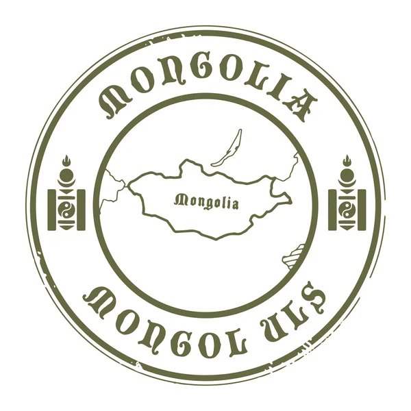 Mongolsko razítko — Stockový vektor