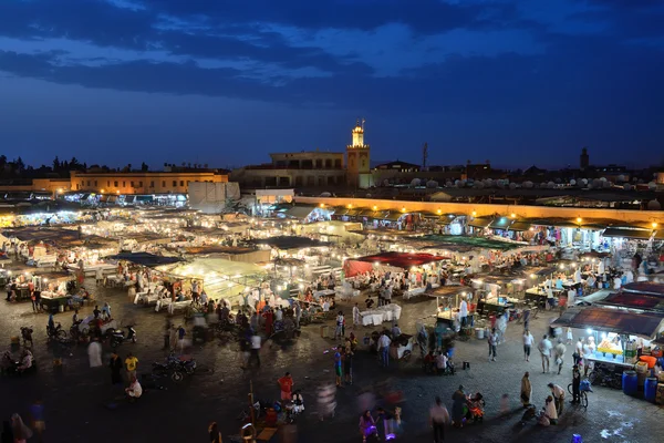 Piazza Jemaa el Fna, Marocco — Foto Stock