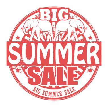 büyük yaz Satılık damgası