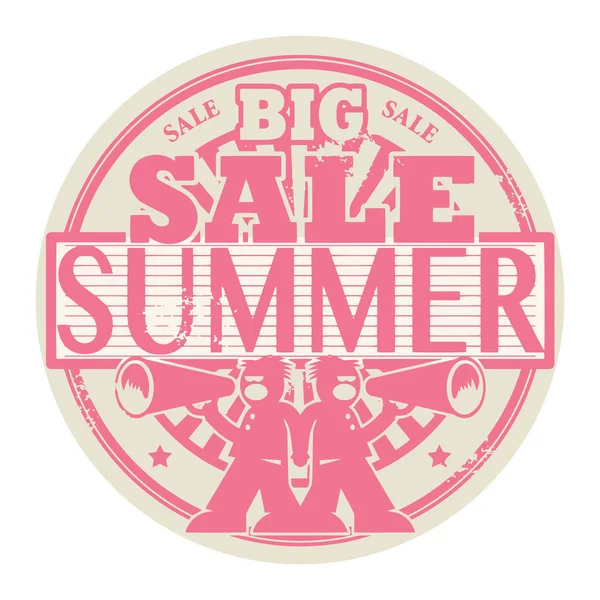 Big Summer Sale stamp — Stock Vector