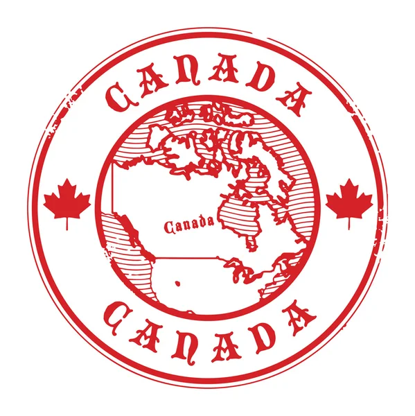 Sello Canadá — Vector de stock