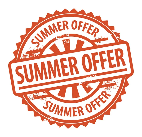 Sello oferta verano — Vector de stock