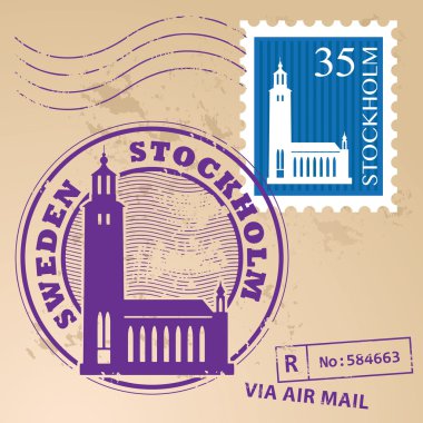 Stockholm, İsveç Pul Seti