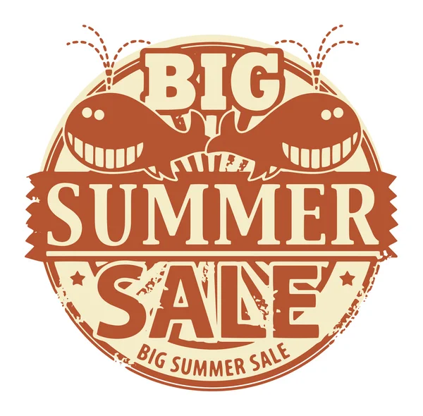 Big Summer Sale stamp — Stock Vector