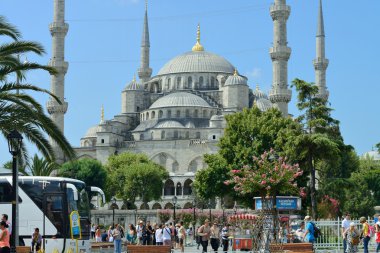 insanlar ziyaret Meydanı sultan ahmed Camii