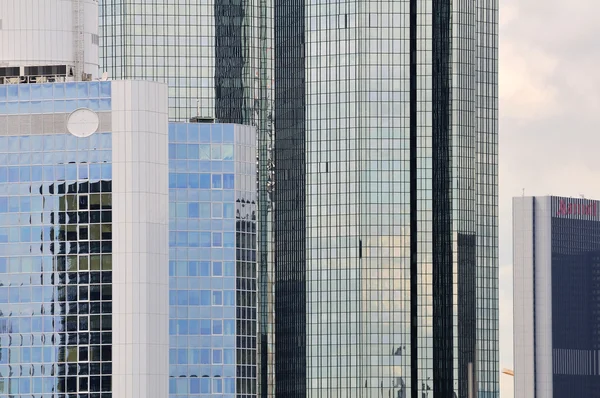 摩天大楼的法兰克福 — 图库照片