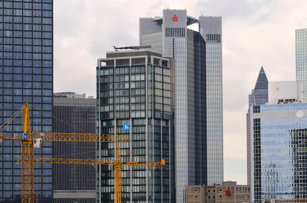 Hochhäuser in Frankfurt — Stockfoto