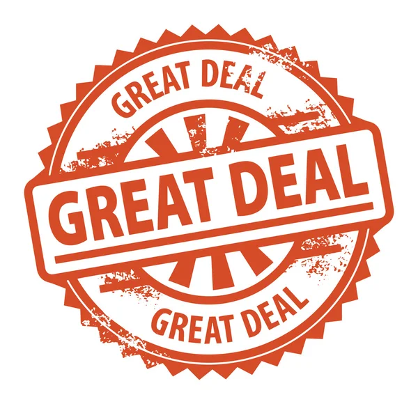 Great Deal stamp — Stock Vector