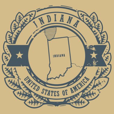 Indiana, ABD damgası