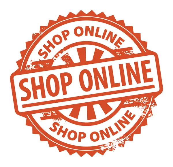 Shop online stämpel — Stock vektor