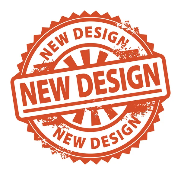 New Design stamp — Stock Vector