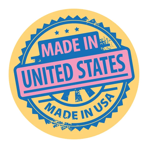 Made in United States Stempel — Stockvektor