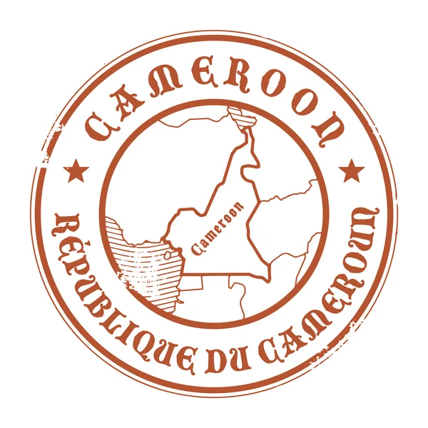 Cameroon stamp — Stock Vector