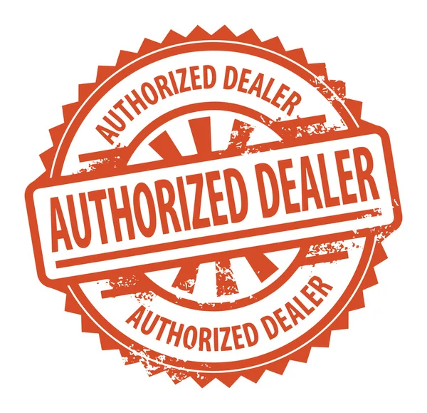 Authorized Dealer stamp — Stock Vector