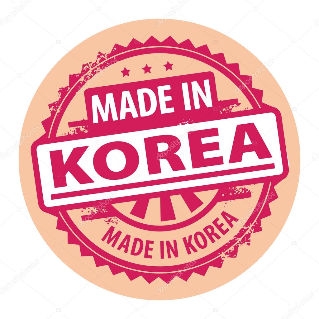 Made in Korea stamp