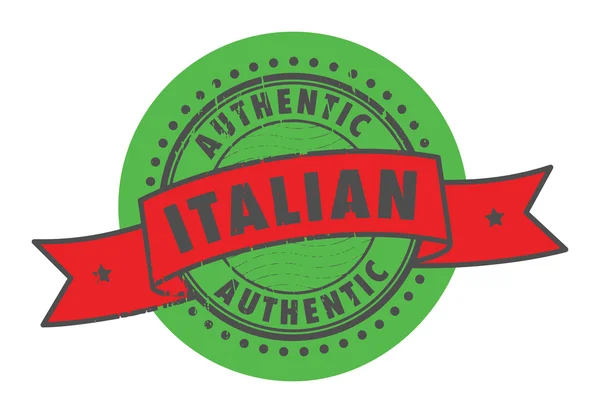 Authentic Italian stamp — Stock Vector