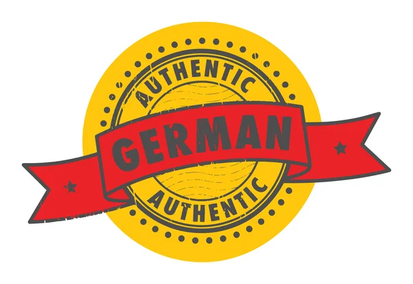 Äkta tyskt frimärke — Stock vektor
