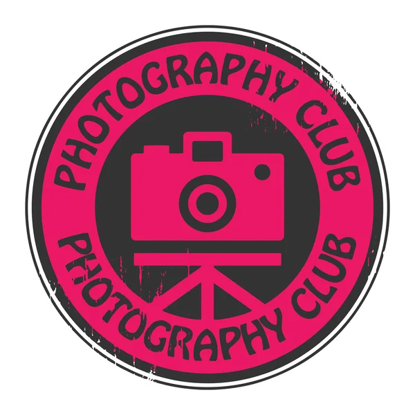 Icono o logo del club de fotografía — Vector de stock