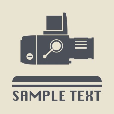 Photography icon or sign clipart