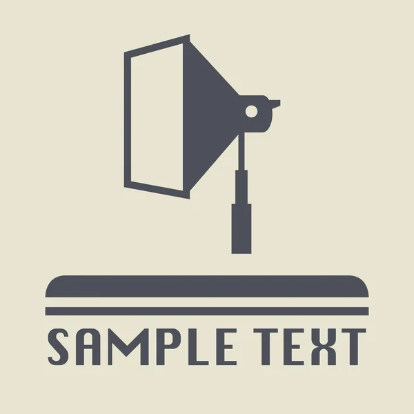 Softbox pictogram of teken — Stockvector