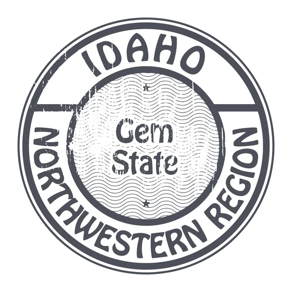 Idaho, Northwestern Region stamp — Stock Vector