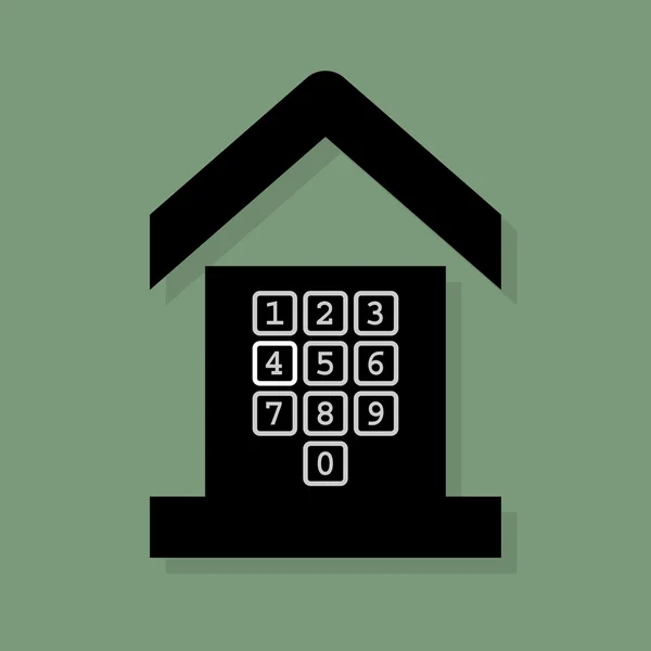 Icono de servicio de casa o signo — Vector de stock