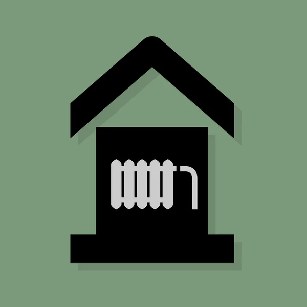 Casa icono de servicio — Vector de stock