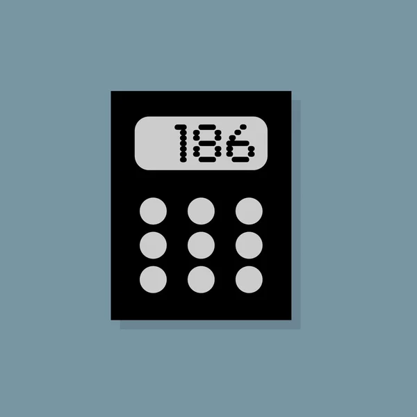 Calculator icon or sign — Stock Vector
