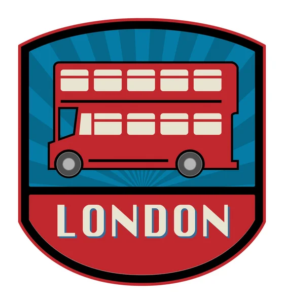 Bus label Stock Illustration