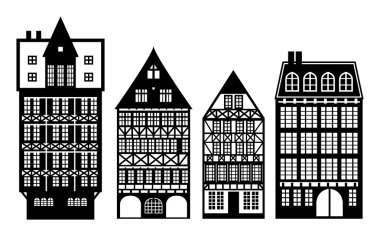 eski Alman küme evleri