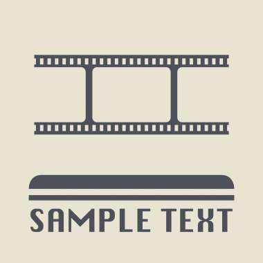 boş film simgesi veya işareti