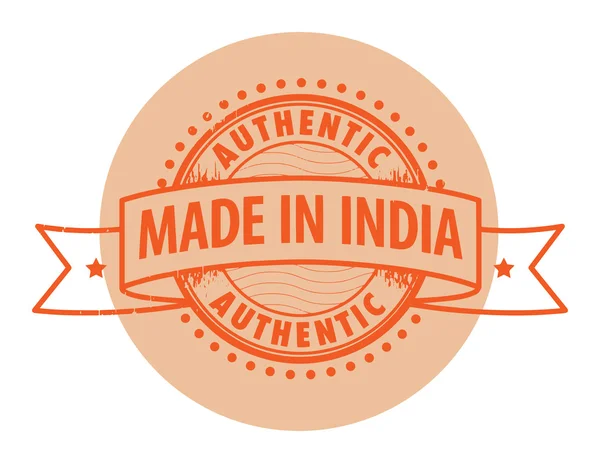 Fabriqué en Inde — Image vectorielle