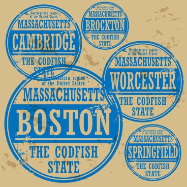 damga ile massachusetts şehirlerin adlarını ayarlama