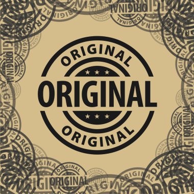 Özgün metin damgası içinde yazılı