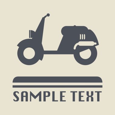Scooter simgesini veya işareti