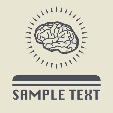 beyin simgesini veya işareti