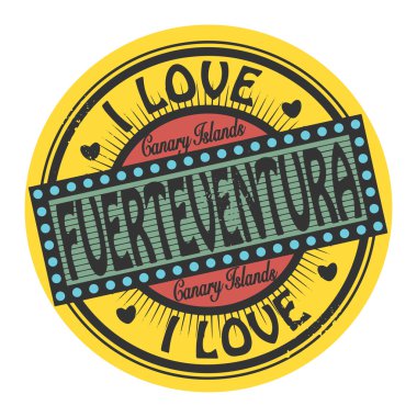 Fuerteventura Sticker Free Vector Eps Cdr Ai Svg Vector Illustration Graphic Art