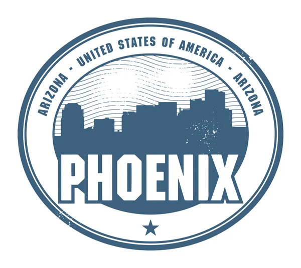 Rubber stamp of Arizona, Phoenix — Stock Vector