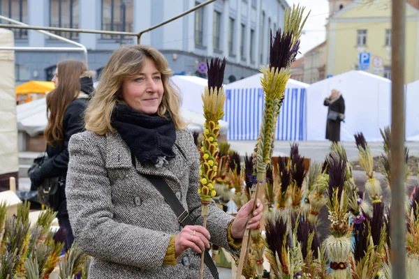 Kaziuko fair on Mar 7, 2014 in Vilnius, Lithuania — Stock Photo, Image