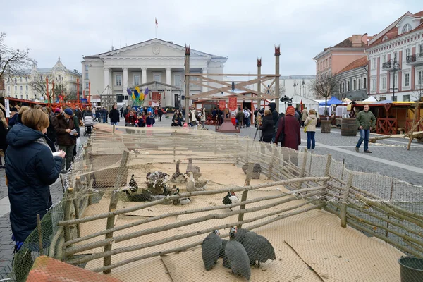 Feria de Kaziuko el 7 de marzo de 2014 en Vilnius, Lituania — Foto de Stock