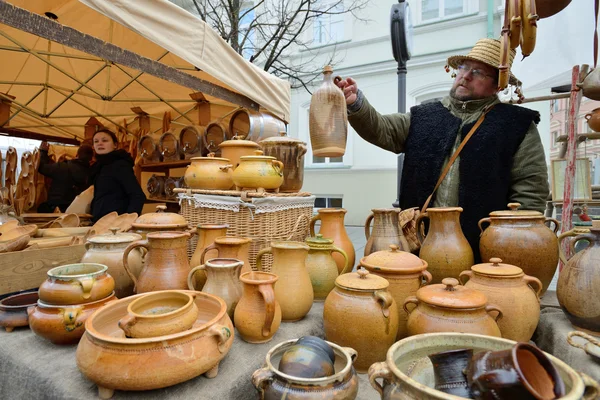 Kaziuko fair on Mar 7, 2014 in Vilnius, Lithuania — Stock Photo, Image