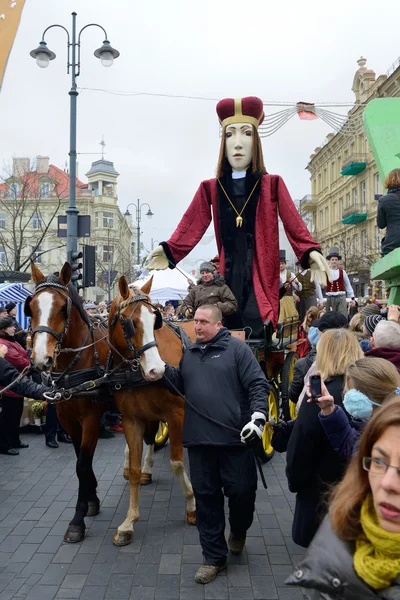 Ярмарка Kaziuko 8 марта 2014 года в Вильнюсе, Литва — стоковое фото